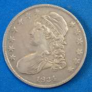 1834 Bust Half Dollar Circulated