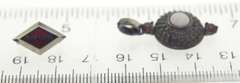 Sterling Silver Set of Pendant And Pin