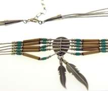 Sterling Silver Native American Necklace