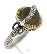 Stunning 18kt YG MOP & Smokey Quartz with Diamonds Jewerly Set