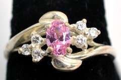 Sterling Silver CZ  Ring