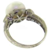 Sterling Silver Pearl Ring