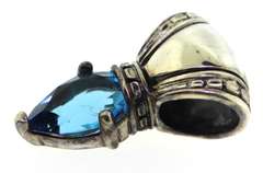 Sterling Silver Blue Topaz Pendant