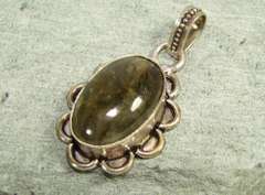 Magical Large Natural Stone Ethnic Handcrafted Pendant