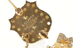 10K Yellow Gold Sigma Delta Chi Journalism Society Lapel Pin/Brooch