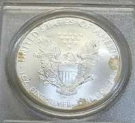 2009 Unc Silver Eagle PCGS MS-70