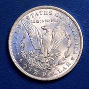 1885-O B.U. MORGAN SILVER DOLLAR