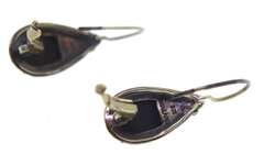 Sterling Silver Black Onyx Dangle Earrings