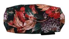 DOLCE & GABBANA  Black Floral Amore Patch Tote Borse CAPRI Leather Bag