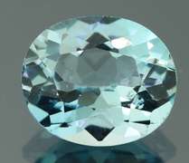 Brilliant 5.79ct oval cut Topaz center stone