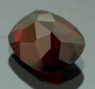 Elegant 5.88ct black cherry checker top Garnet