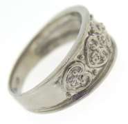 Gorgeous Diamond Accent Etruscean Style Band