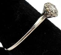 Shimmering 0.19CTW Diamond Ring in 14KT White Gold