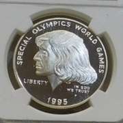 1995-P Special Olympics Sil PRF Dol NGC PF69UC