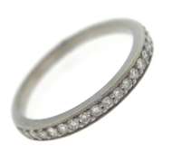 Favorite White Gold Milgrain Diamond Band