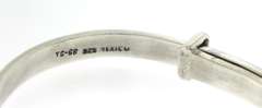 Sterling Silver Hinged Buckle Bracelet