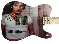 Bruce Springsteen Autographed Guitar