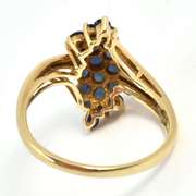 Sapphire Waterfall Cluster