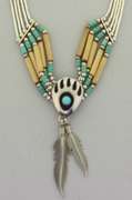 Sterling Silver Native American Necklace