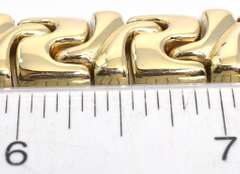 Interesting Unique-Link Bracelet in 14KT Yellow Gold