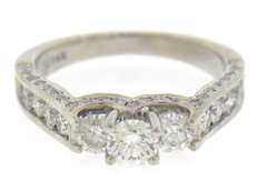 Handsome White Gold 1.50ctw Diamond Ring