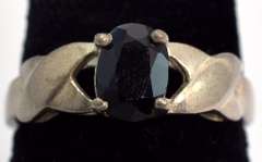 Sterling Silver Midnight Sapphire