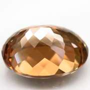 Brilliant! 14ct rich orange amber Imperial Topaz