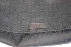 Authentic Designer Gucci Canvas Messenger Bag