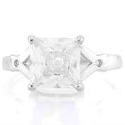 White Topaz Sterling Ring