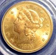 1895-S Twenty Dollar Gold PCGS MS63