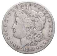 1893-CC Morgan Silver Dollar