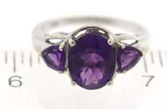 Sterling Silver Amythest Ring