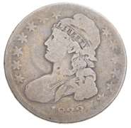 1833 Capped Bust Half Dollar