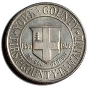 1936 York Frosty White BU Comm Half