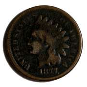 1877 Key Indian Head Cent