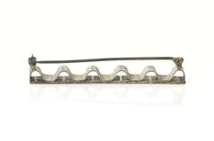 Sterling Silver Squared Golf Course Scene Golf Tee Holder Pin/Brooch