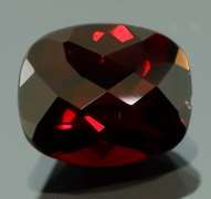 Elegant 5.88ct black cherry checker top Garnet