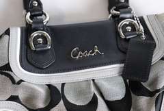 Black, White and Grey Signature Coach
