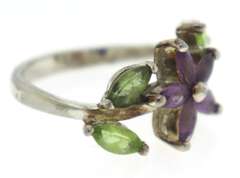 Sterling silver Amethyest Star Ring