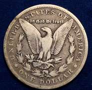 1890 CC Circulated Morgan Dollar