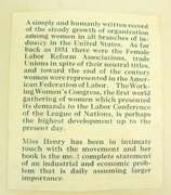 1923 Women and The Labor Movement
