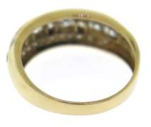 Pretty Triple Row Channel Set Band