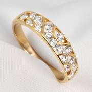 Feminine High Quality Diamond Band