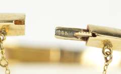 14K Yellow Gold Ornate Natural Opal Diamond Statement Bangle Bracelet