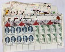 $124.54 Face Value In Mint 13 Cent US Comm Plate Block