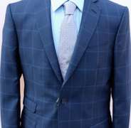 Stylish Plait Italian Made Slim Fit Suit