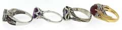 Sterling Silver Lot of 4 Rings