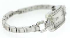 Bulova Diamond Accented Silver Band Watch