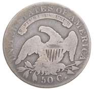 1833 Capped Bust Half Dollar