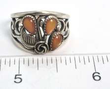 Vintage Sterling Silver Cabochon Ring